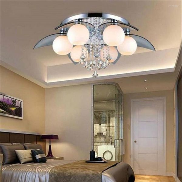 Lustres de controle remoto 220V LED LED LUSTER LUDER ROOM BARROM BELA LAMBRO DE LUMPO LUMINÁRIA LUCES Luces decorativa