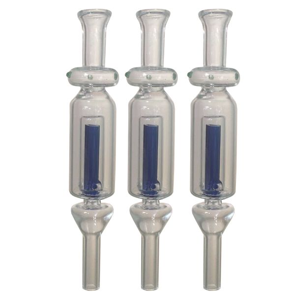 Glass NC Smoking Dab Straw Tips Pipe Hand Pipes Whole One-Piece Water Recycle Chamber Heat Nails Rig Tools