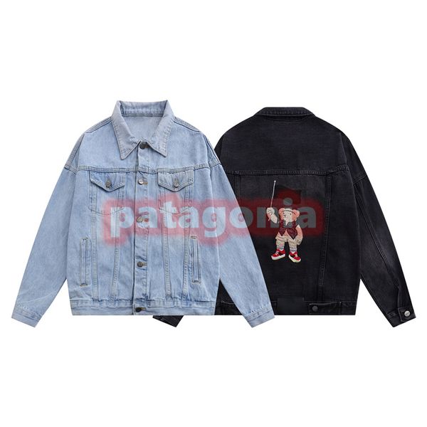 Giacca di jeans monopetto da uomo di design Cappotti di jeans da donna di alta moda Cappotti di jeans stile autunno inverno Moda Cappotto da cowboy corto Taglia S-XL