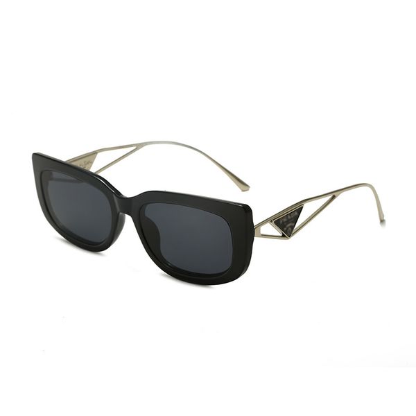 Occhiali da sole Occhiali da sole neri fantastici Square Fashion Shades Designer di marca da donna Occhiali da sole con montatura grande Occhiali da sole da uomo UV400 con scatola di occhiali da sole da spiaggia sport di guida