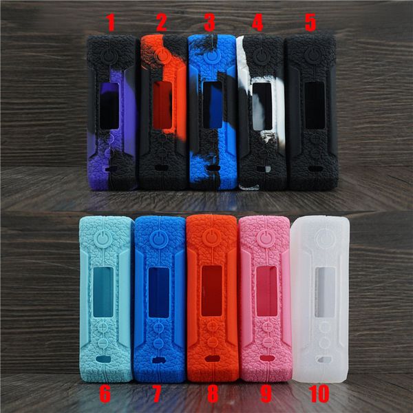 Acessórios para fumantes arrastaram a capa de silício de case de geração de capa de bolsa de transporte com tampa de pó de pó de pó caixas de couro de silicone fit voopoo arrasto kit drag2