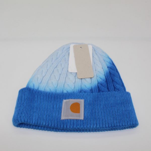 Cappelli da sci da donna Cappelli da sci Cappellini hip-hop sfumati Berretto da donna in lana Cappello lavorato a maglia caldo autunno inverno per donna