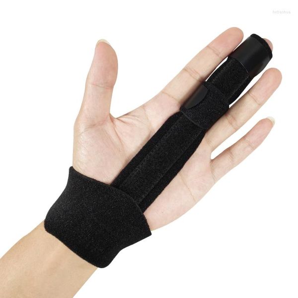 Ginocchiere Manicotto protettivo Lesioni Dita rotte Cinghia di fissaggio della mano Cintura regolabile Accessori di supporto sportivo