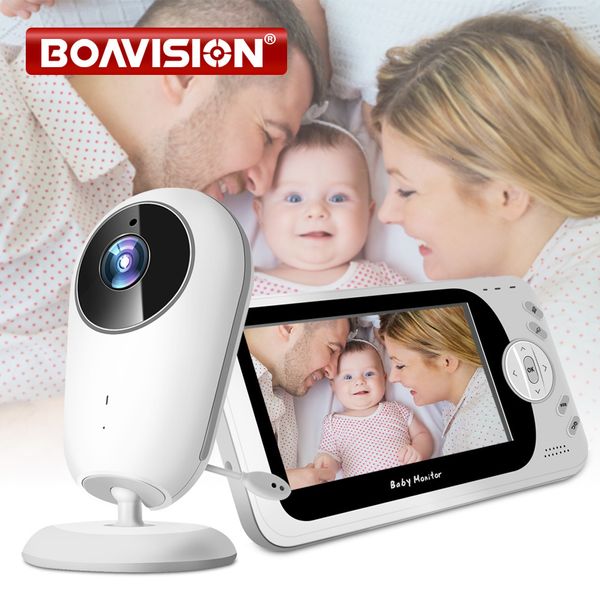 Câmeras IP de 4,3 polegadas Vídeo sem fio Monitor de bebê Sitter Sitter portátil IR IR LED Night Vision Intercom Surveillance Câmera de segurança VB608 221117