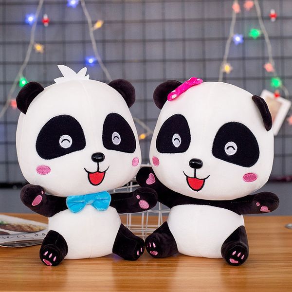 Keepsakes Baby 20/30 / 50cm Cute Panda Giocattoli di peluche Hobby Cartoon Animal Peluche Bambole per bambini Ragazzi Compleanno Regalo di Natale 2593 E3