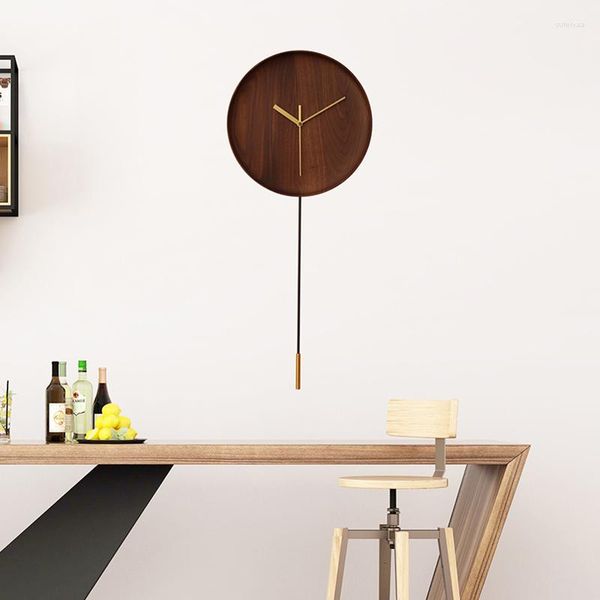 Orologi da parete Orologio Moderno Creativo Stile Nordico Spagna Orologi elettronici Pendolo Silenzioso Design per la casa Horloge Murale Decor