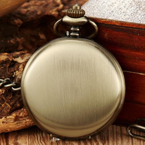 Pocket Watches Luxury Gold Dial Dial Black Watch Mechanical Watch Skeleton Pinging Chain Relloj para homens Antique Bronze Steampunk Montre de Poche