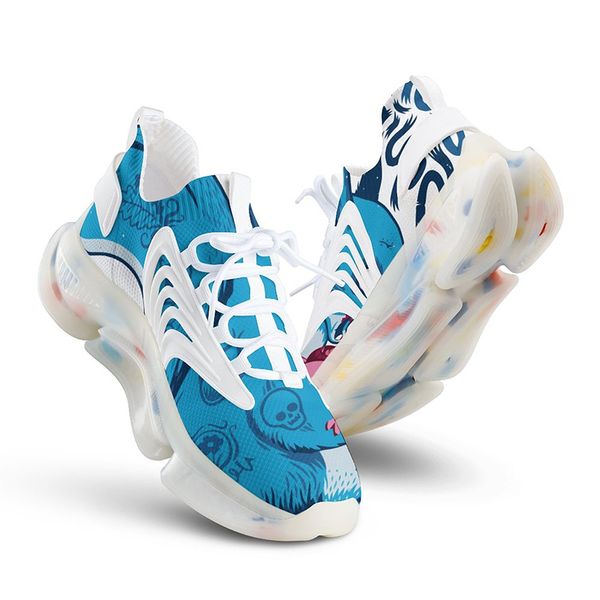 2023 DIY Custom Schuhe Klassische Schuhe Akzeptieren Sie die Anpassung UV-Druck Atmungsaktive Herren- und Damen-Sportlaufschuhe mit weichem, starkem Griff