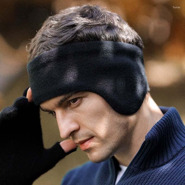 Boinas aquecedores de orelhas esportes de inverno Bandas de cabeça térmicas Muffs elásticos para homens mulheres capa quente clima frio ciclismo de esqui