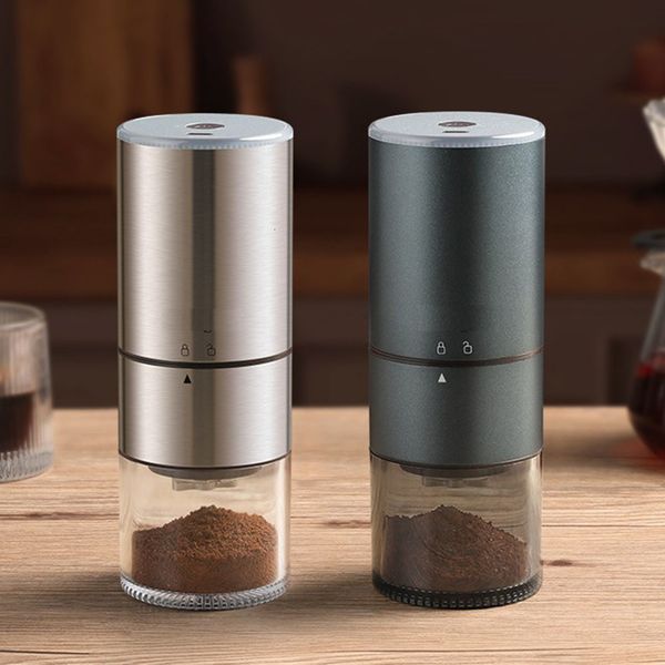 Capsule Coffee Machine Greger Electric Cafeter Machine portátil Espresso com pincel USB Retinging Core Beans Mill for Cafe Home Travel 221117