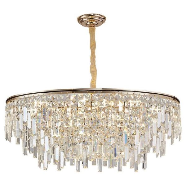 Ltalian Post-modern Atmospheric Home Crystal Living Room Chandelier 2022 New Light Luxury High-end Sala da pranzo Camera da letto Lampada