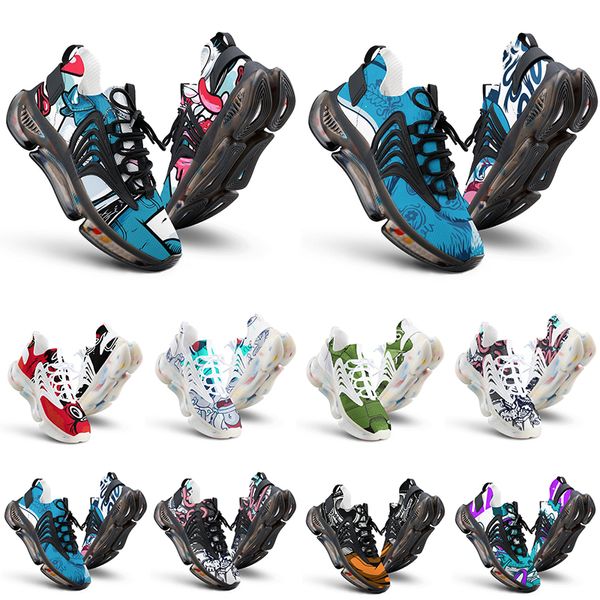 Таможня обувь мужские женщины Runnings Shoe Diy Color68 Black White Blue Reds Oranges Мужские индивидуальные на открытом воздухе спортивные кроссовки