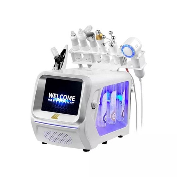 Новый профессионал 8 в 1 Aqua Microdermabrasion Machine ems без мезотерапии иглой