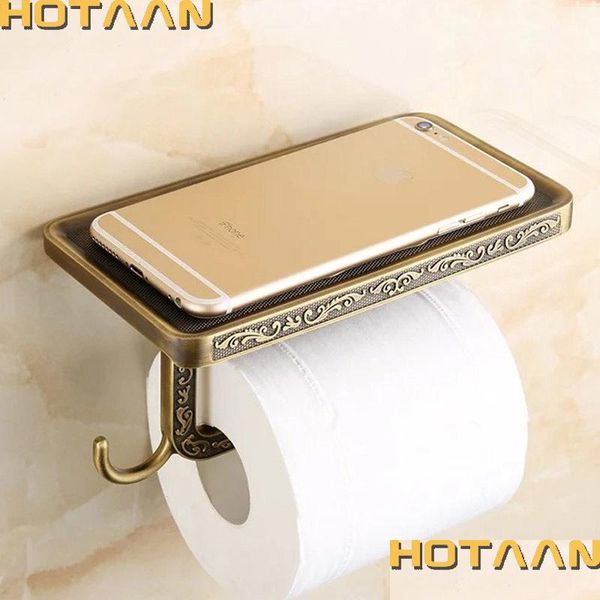 Toiletpapierhouders Antiek Messing Toiletrolhouder Badkamer Mobiele Tssue Roll Opbergrek Accessoire Yt1492 Drop Delivery Home Dh0Mq