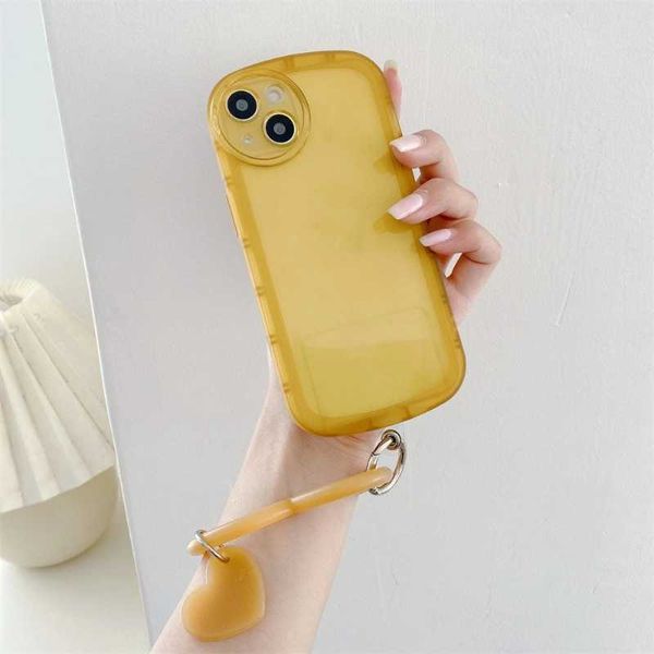 Ciondoli per cinturini per cellulare 1PC Ciondolo universale carino amore Anello appeso Polsino mobile Cordino in silicone morbido con braccialetto anti-smarrimento