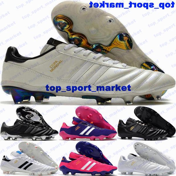 Sapatos de futebol Botas de futebol Copa Mundial 21 FG Copa 70Y Chuteiras de futebol Tamanho 12 Mens Us 12 Sneakers Chaussures 70 anos Botas de Futbol Us12 9721 Firm Ground Eur 46 Crampons