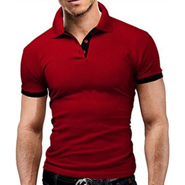 Sommer Casual Herren Poloshirts Solide Designer Kurzarm für Mann Cool Blank Kleidung Sport Top T-Shirts Größe S-5XL