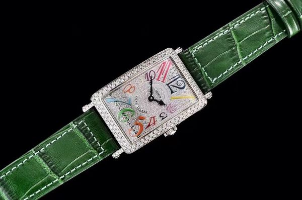 36MM orologio da donna orologio da polso lady girl diamanti ghiacciato cinturino in vera pelle colore sogni quarzo moda impermeabile vetro zaffiro regalo madre