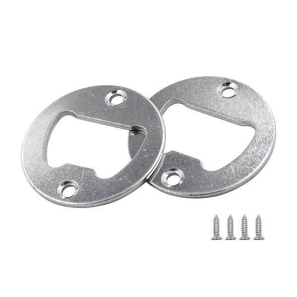 Apribottiglie Inserto Apribottiglie rotonde in acciaio inossidabile Parti hardware Kit fai da te con viti XBJK2211