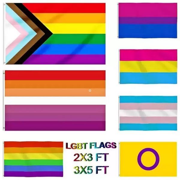 DHL Gay Flag 90x150cm Rainbow Things Pride Bisexual Lesbian Pansexual LGBT Zubehör Flaggen ss1118