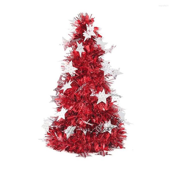Weihnachtsdekorationen, Weihnachtsgeschenke, künstlicher Baum, Mini-Party-Ornamente, Kunststoff, PVC, kleine Tischdekoration