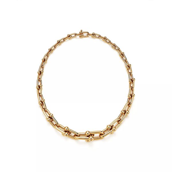 Conjunto de joias de colar de ferradura de designer de luxo Brincos de pulseira de aço inoxidável feminino Moda simples Casal Colares de presente Menina Acessórios