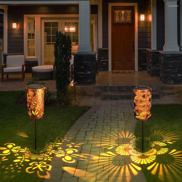 LAVILHO SOLAR LIGHT ÁGUAs à prova d'água lustre de lustrelier Lâmpada pendurada Lâmpada de Natal Luzes de decoração de jardim estética do jardim