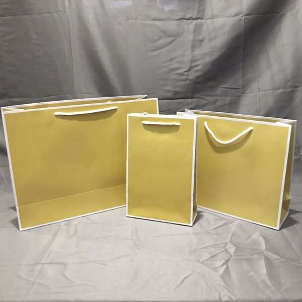 Bolsas de papel para presente original laranja Sacola de alta qualidade Moda Saco de compras Atacado mais barato M01A