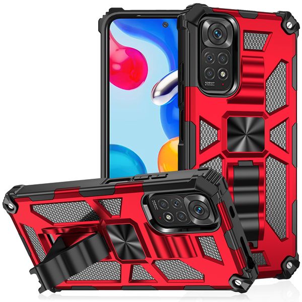 Armor Rugged Defender Custodie per impieghi gravosi Supporto magnetico per RedMi 9A 9C 10A 10C Note 11 Pro POCO C40 M4 X4 A1 XiaoMi 12U 11 12 12T 12X