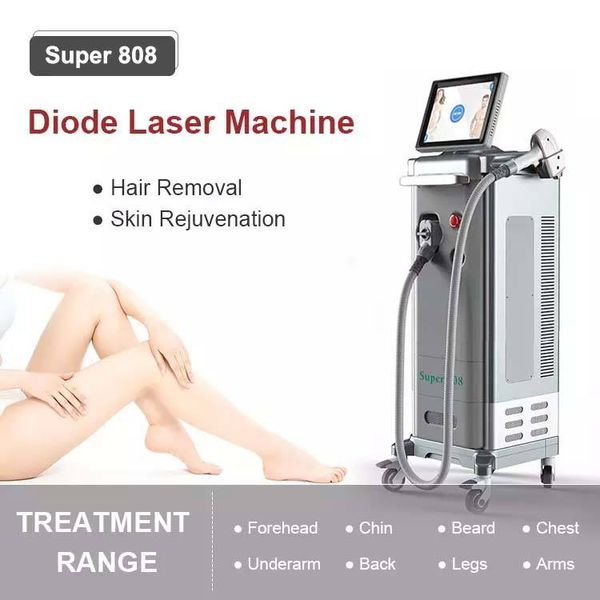 Lâmpada importada de qualidade Lasers CE Máquina profissional 808nm Diodo a laser Dollente Remoção de cabelo Skin Rejuvenescimento Equipamento de beleza Removedor de cabelo para venda