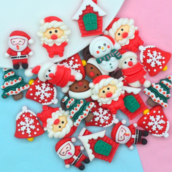 Altri articoli per feste per eventi Artigianato per decorare l'albero di Natale Kawaii Abbellimenti per feste di Natale fai-da-te Scrapbook Custodia per telefono Confezione regalo Materiali decorativi