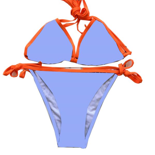 Vendita calda Bikini Donna Moda Costumi da bagno in stock Costume da bagno Fasciatura Costumi da bagno Pad sexy Bellezza Indietro Tow-piece 6 Stili Colore puro Summer Beach Swim