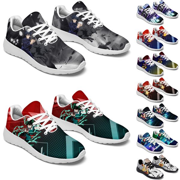 Designer Scarpe doganali Fai da te Anime Scarpe da ginnastica Uomo Donna Ragazzi ragazze Sneakers Scarpe da corsa personalizzate Scarpe da jogging da passeggio US5.5-11 Personalità