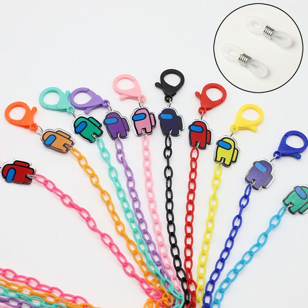 Brillenketten Maskenkette für Kinder Kreative Sonnenbrillen Lanyard Cartoon Spaceman Charms Lesebrille Seilhalter Brillenzubehör Geschenk 221119