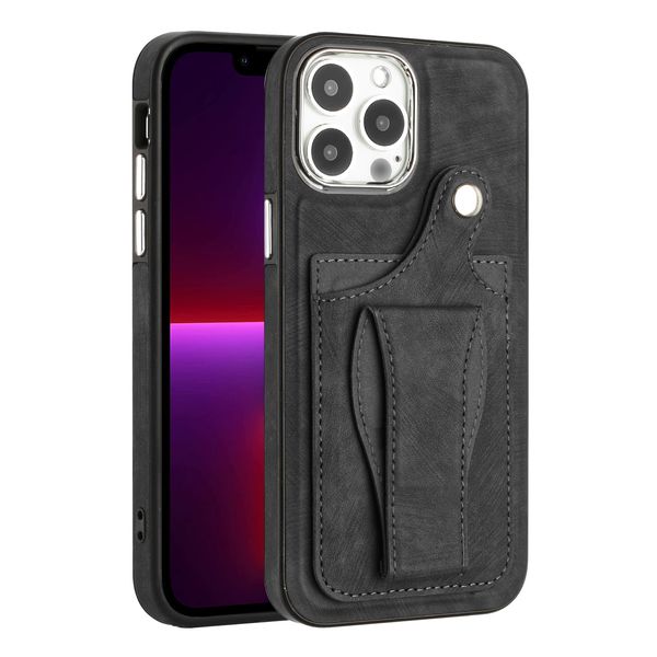 Para iphone 14 pro max casos à prova de choque couro do plutônio slots de cartão titular carteira capa para iphone13 12 11 xs xr x 8 7 plus girar suporte telefone funda