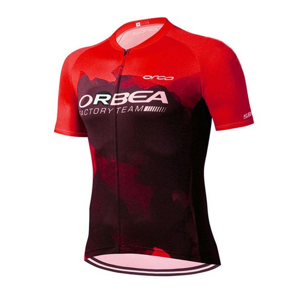 Orbea Mens Ciclismo Jersey Summer Manga curta Camisetas de bicicleta de pilotagem de roupas ROPA Ciclismo Rápido MTB Bicycle Sports Uniform Y22111904