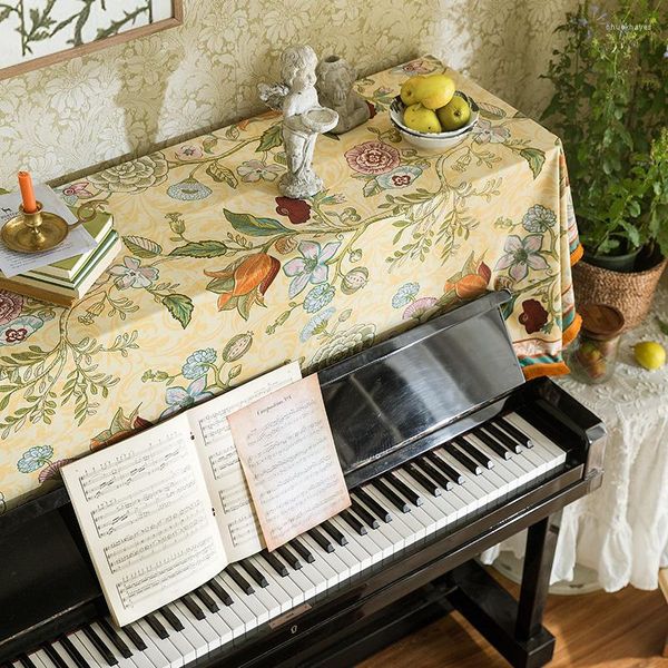 Крышка стулья для фортепиано полная американская ретро-роскошная пылезащитная подушка с высоким высоким качеством