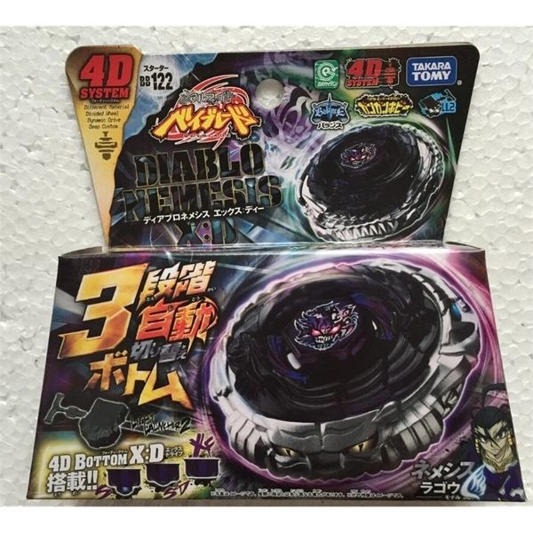 Beyblade Arena Tomy giapponese Beyblade Metal Fight BB122 Diabl o Nemesis X D 4D System 221118