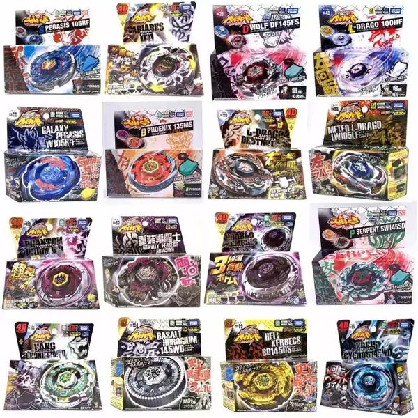 Beyblades Arena The Old Generation Blasting Spinning Top Steel Soul Of War Galaxy Pegasus Unicorn Electric Lobo escuro Violento Serpente Tomy 221118