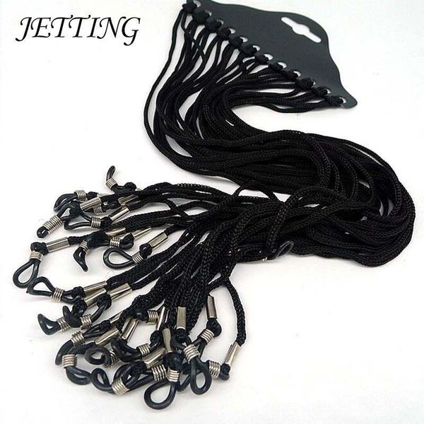 EyeGlasses Correntes 12 PCs Viclas String Black Nylon cordel