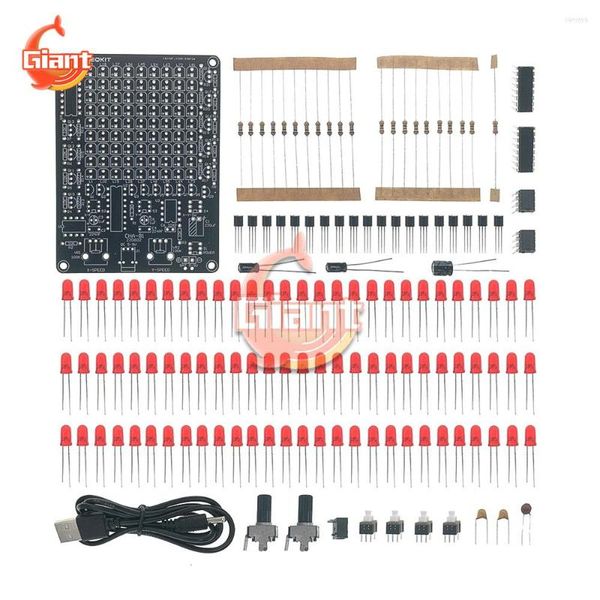 Conjuntos profissionais de ferramentas da mão 1 peça LED eletrônica LED DIY KIT CHA-81 DC5-9V Siga peças de ponto Crafting para hobbyistas