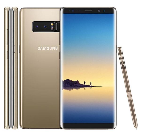Yenilenmiş Orijinal Samsung Galaxy Not8 Not 8 N950U N950U1 LTE Cep Telefonu Sekiz Çekirdeği 6.3 