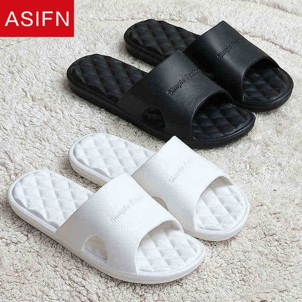 ASIFN Home Men Slippers Summer Homary Housed Homary Banheiro Indoor Antislip Support Shoes Massage Wholesale Plus Tamanhos J220716