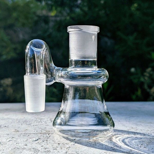 3 '' Premium Kalite 14mm 90ﾰ Mini Kuru Kül Yakalayıcı Tütün Su Borusu Bong Fıskiye