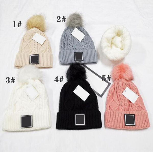 Inverno 5 coloridas Mulher chap￩us homem viagem menino moda de gorros adultos Skullie