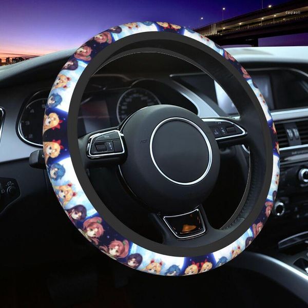 Coprivolante Kawaii Sailors Moon Cover per donna protezione Manga giapponese antiscivolo adatta 37-38 cm accessori auto