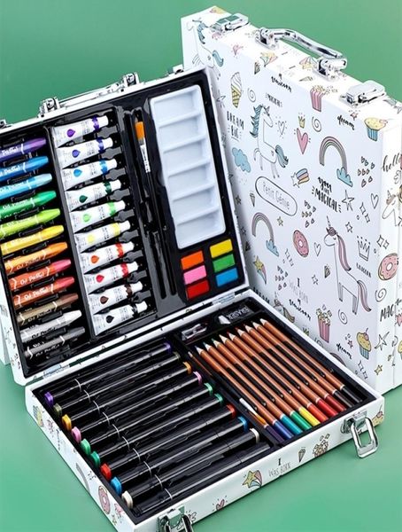 Bleistifte Kunstset Malset Aquarell Bleistift Buntstift Wasserstift Zeichenbrett Doodle Supplies Kinder Lernspielzeug Geschenk 2211089998292