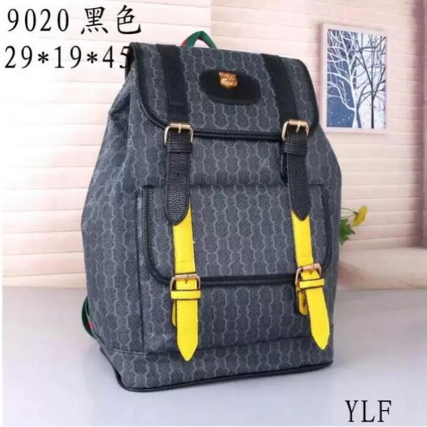 Designer Men Backpack Borse per spalle da uomo di lusso classico sacoche zaino da viaggio in grande capacit￠ di grande capacit￠ Oxford rotante taccuino 118