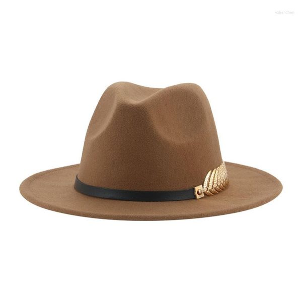 Boinas Fedoras chapéus para mulheres Caps de feltro casual casual casual Luxo Panamá Vintage Big Tamanho Big 62cm Cinturão Sombrero Hombre Gorras