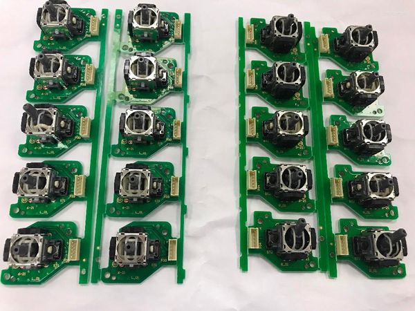 Controladores de jogo 10pcs Substituição esquerda 3D Analog Joystick com placa de PCB para controlador Wii/U Gamepad WiiU